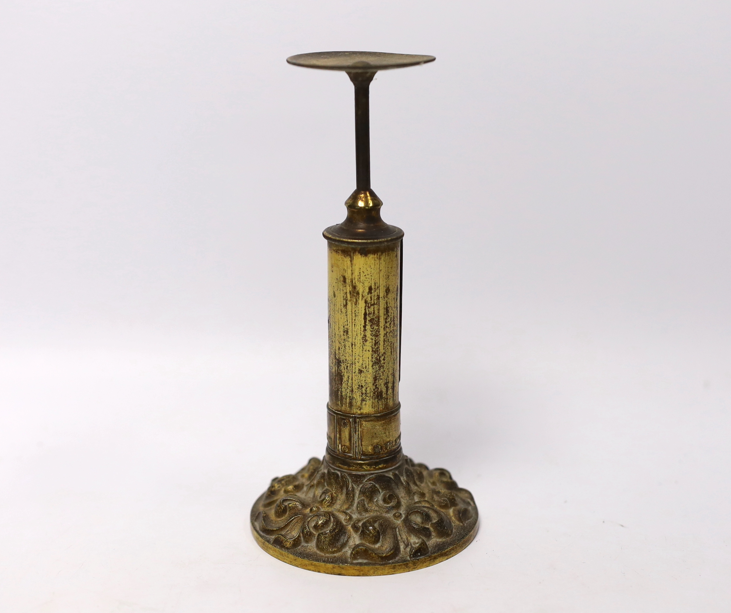 A Winfield 'candlestick' postal scale, 16.5cm